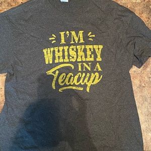 Whiskey in a tea cup